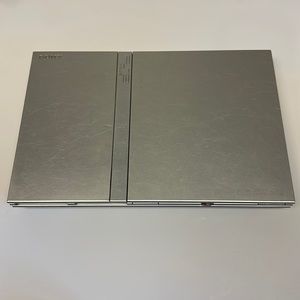 Play Station 2, silver thin model with FIFA 09’ game